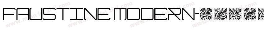 Faustine modern字体转换